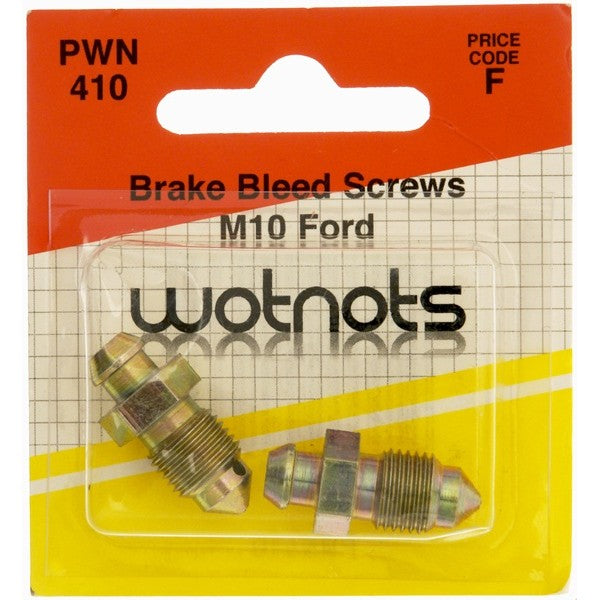 Bleed Screws - M10 x 1 Pitch - Pack Of 2
