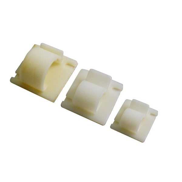 Cable Clips - Self Adhesive - Natural - 7.5mm - Pack Of 2