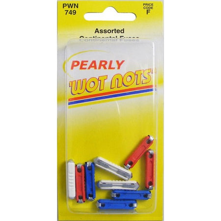 Fuses - Continental - Assorted - Pack Of 10 (8A/16A/25A)