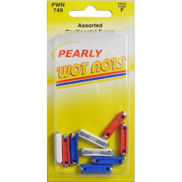 Fuses - Continental - Assorted - Pack Of 10 (8A/16A/25A)