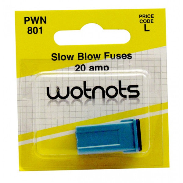 Fuse - J Type Slow Blow - Blue - 20A