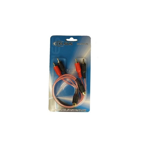 Phono Cable - Connect ST - Female to Male Y Leads