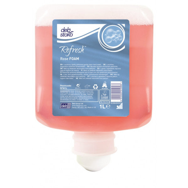 Rose Foam Hand Wash - 1 Litre Cartridge