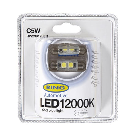 LED Bulb - 12V C5W 12000K-LED - Blue