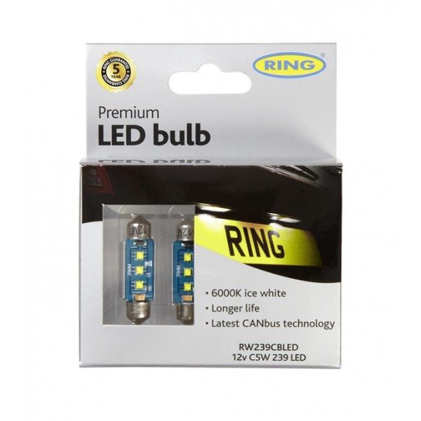 LED Bulb - 12V C5W 6000K-LED - Long Life