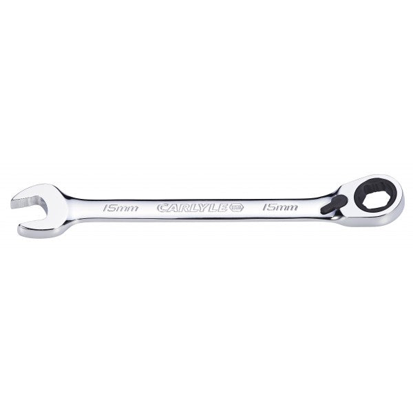 Spanner - Reversible Ratcheting - Metric - 15 mm