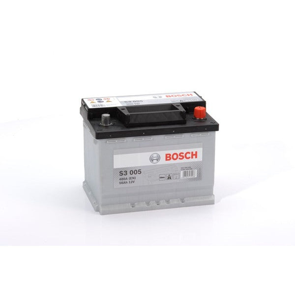 Bosch S3005 Battery  - 12V - 56Ah - 480CCA