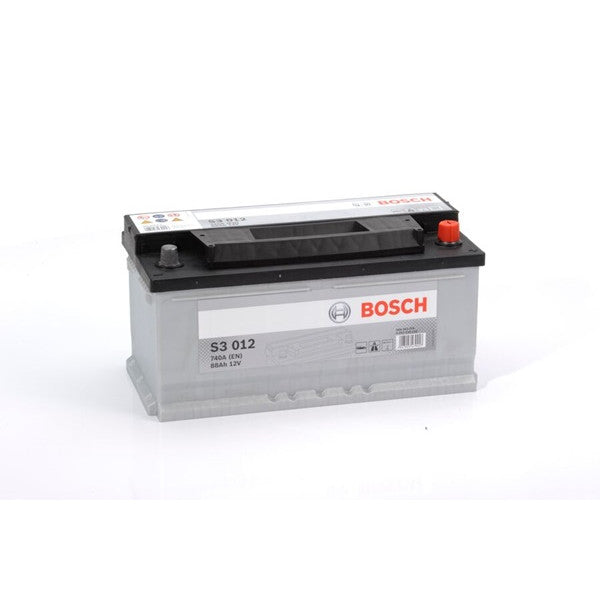 Bosch S3012 Battery  - 12V - 88Ah - 740CCA