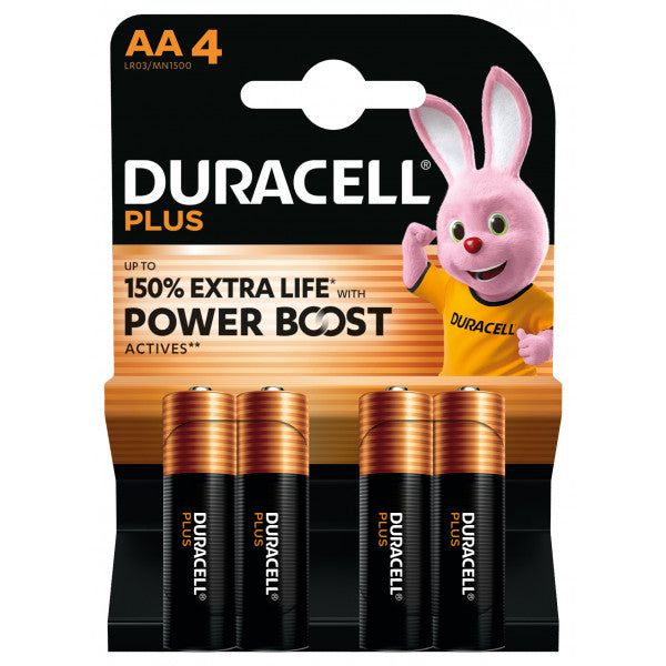 Duracell AA Plus Power With Power Boost - Pack of 4