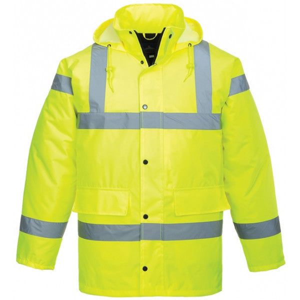 Hi-Vis Traffic Jacket - Yellow - Medium