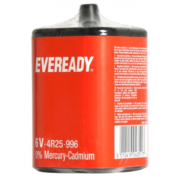 PJ996 6V Zinc Lantern Battery