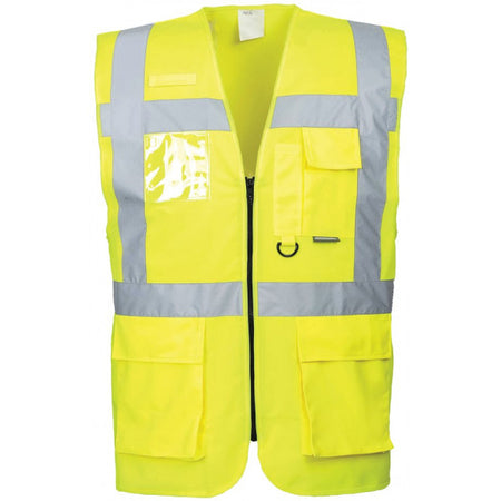 Berlin Executive Hi-Vis Vest - Yellow - XX Large