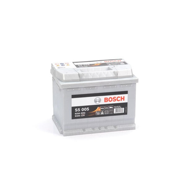 Bosch S5005 Battery  - 12V - 63Ah - 610CCA