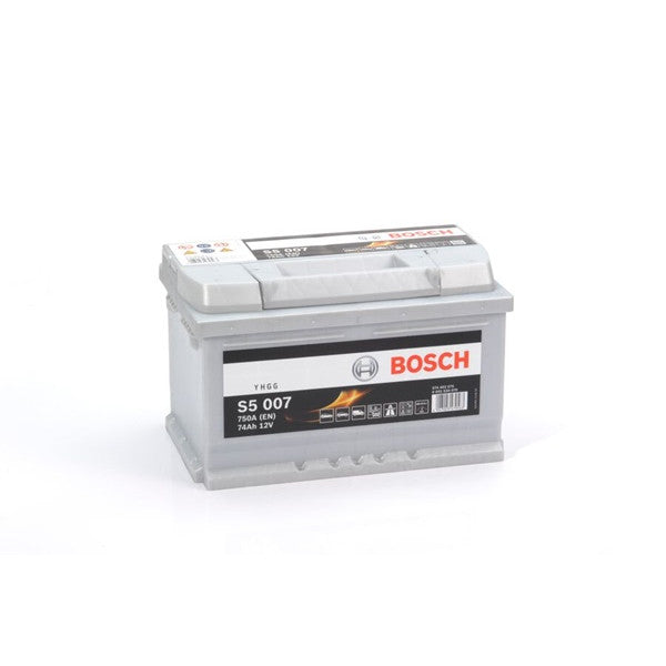 Bosch S5007 Battery  - 12V - 74Ah - 750CCA
