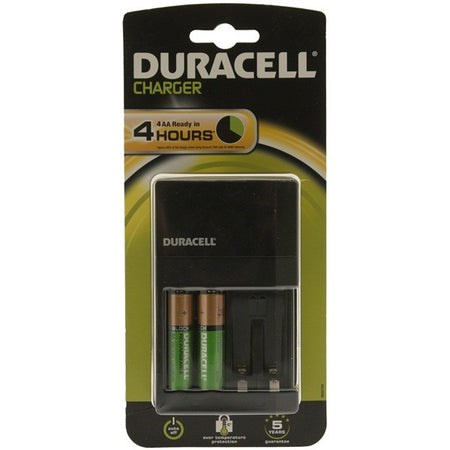 Plug-in Battery Charger with 2x AA Batteries