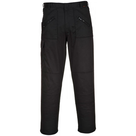 Action Trousers - Black - 40in. Waist (Regular)