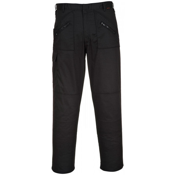 Action Trousers - Black - 34in. Waist (Short)