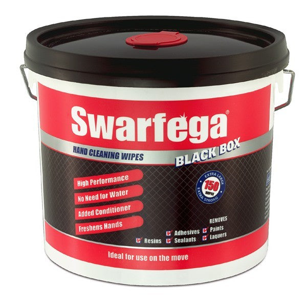 Swarfega Heavy-Duty Wipes for Paints & Resins - Tub of 150