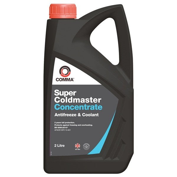 Comma Super Coldmaster Antifreeze & Coolant - Concentrated - 2 Litre