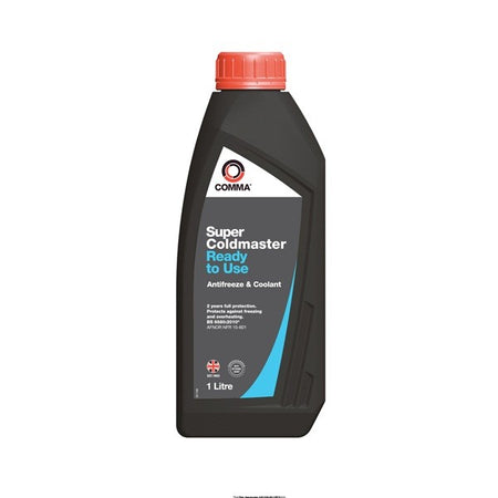 Comma Super Coldmaster Antifreeze & Coolant - Ready To Use - 1 Litre