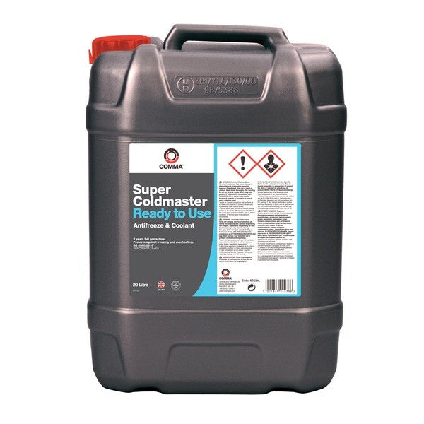 Comma Super Coldmaster Antifreeze & Coolant - Ready To Use - 20 Litre