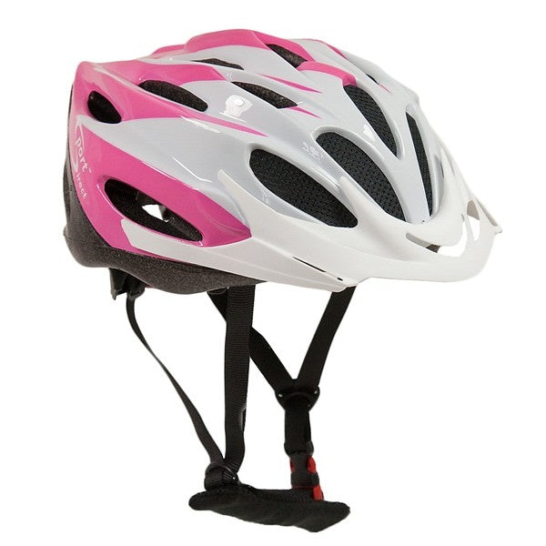 Comp Team Junior Pink & White Cycle Helmet 52-56cm