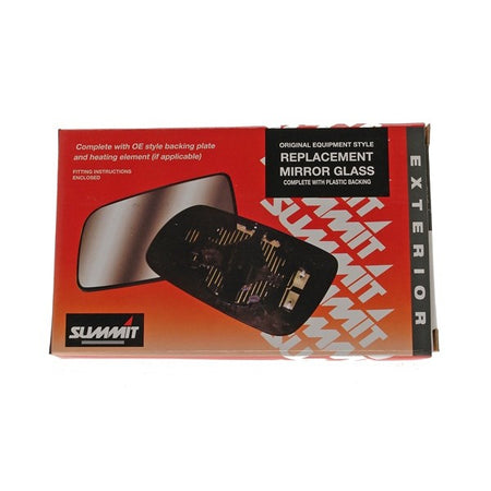 Mirror Glass Replacement - OEM Style With Base Plate