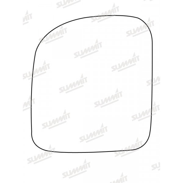 Mirror Glass Replacement - OEM Style With Base Plate