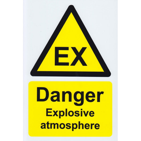 Danger Explosive Atmosphere Sign