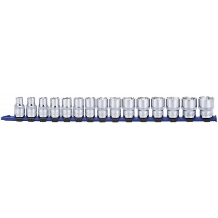 Socket Set - Metric - 1/2in. Dr - 15 Piece