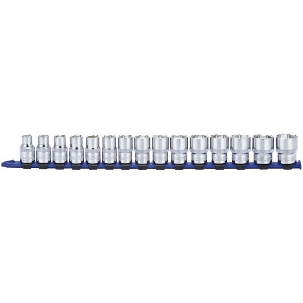 Socket Set - Metric - 1/2in. Dr - 15 Piece