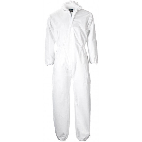 Disposable PP Coverall - White - X Large - Pack of 10