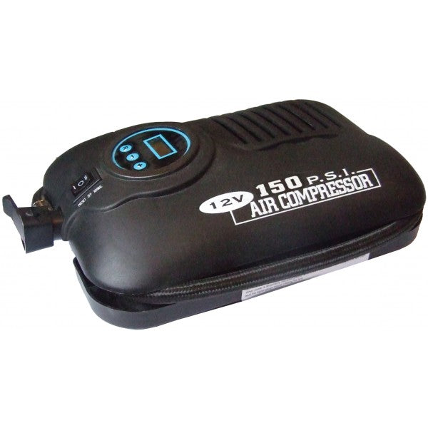 Tyre Inflator - 12V - Compressor With Digital Gauge - 0-150 PSI