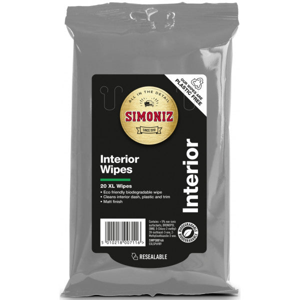 Interior Wipes XL - Pack Of 20
