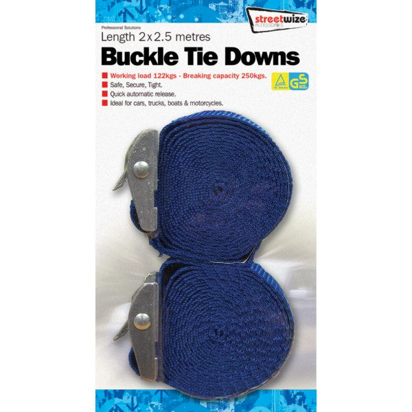 Buckle Straps - 2.5m - Pack Of 2