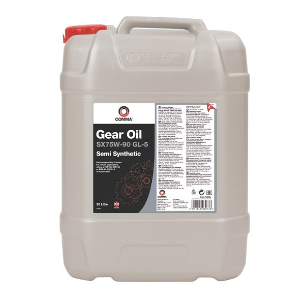 Comma Sx 75W90 Gl-5 Fluid - 20 Litre