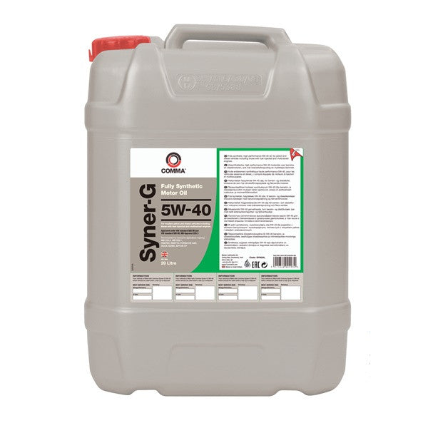 Comma Pmo Syner-G 5W40 - 20 Litre