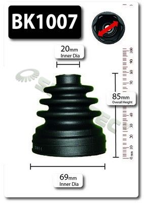Shaftec BK1007 Bellow Kit, drive shaft - 1