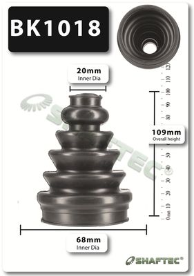 Shaftec BK1018 Bellow Kit, drive shaft - 1