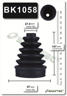 Shaftec BK1058 Bellow Kit, drive shaft - 1