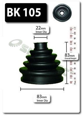 Shaftec BK105 Bellow Kit, drive shaft - 1