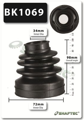 Shaftec BK1069 Bellow Kit, drive shaft - 1