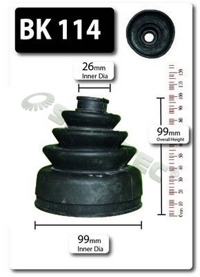 Shaftec BK114 Bellow Kit, drive shaft - 1