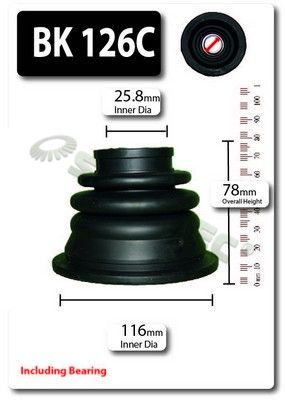 Shaftec BK126C Bellow Kit, drive shaft - 1