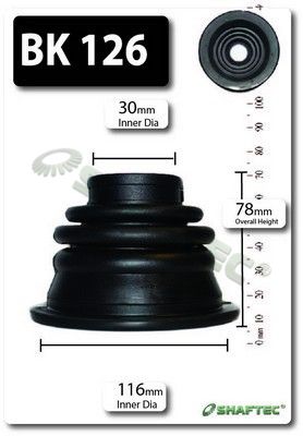 Shaftec BK126 Bellow Kit, drive shaft - 1