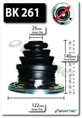 Shaftec BK261 Bellow Kit, drive shaft - 1