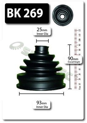 Shaftec BK269 Bellow Kit, drive shaft - 1