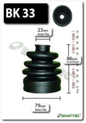 Shaftec BK33 Bellow Kit, drive shaft - 1