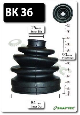 Shaftec BK36 Bellow Kit, drive shaft - 1