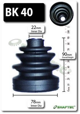 Shaftec BK40 Bellow Kit, drive shaft - 1